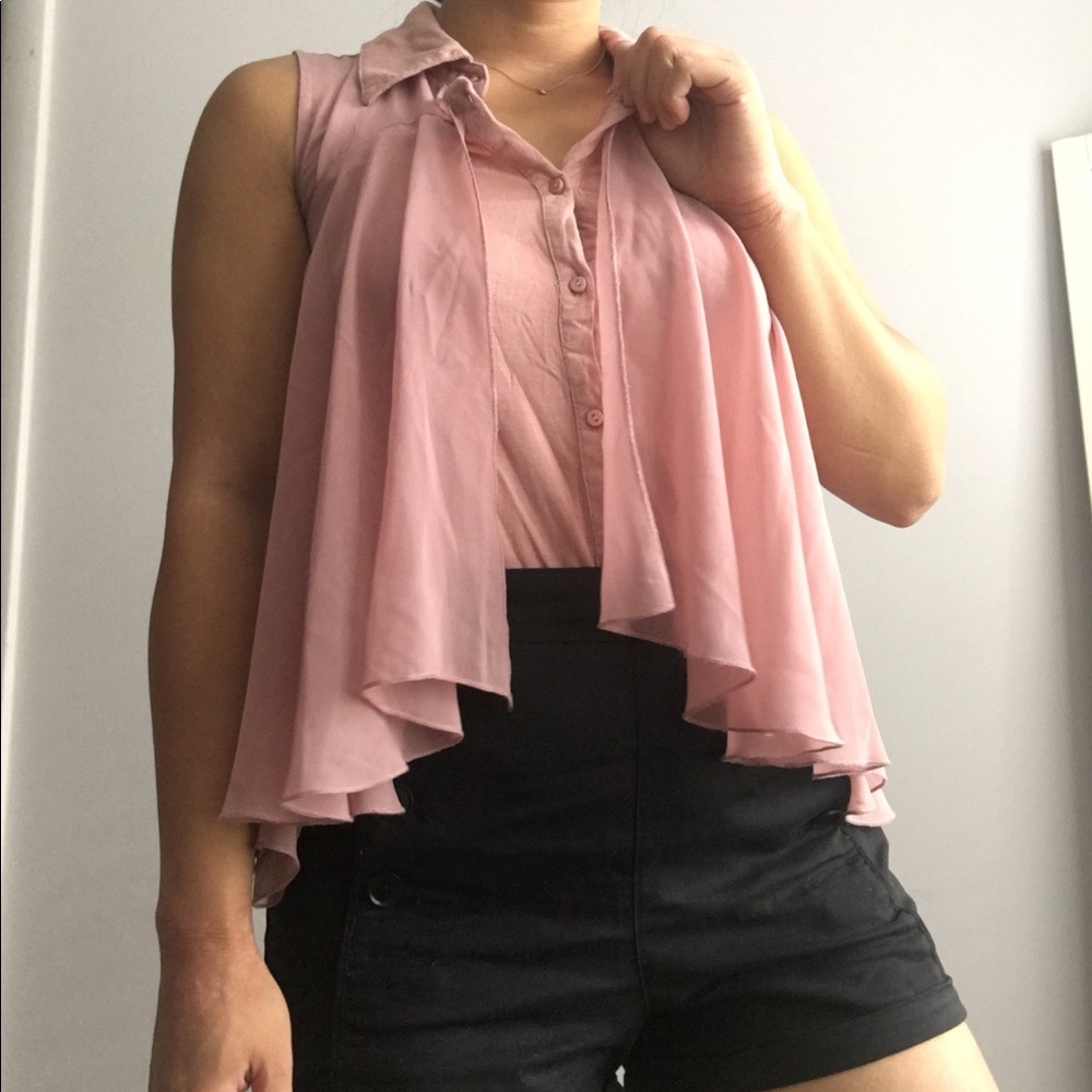 Collared Pink Blouse